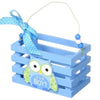 WHO'S CUTEST BOY Blue Wood Crates