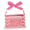 WHO'S CUTEST GIRL Pink Wood Crates