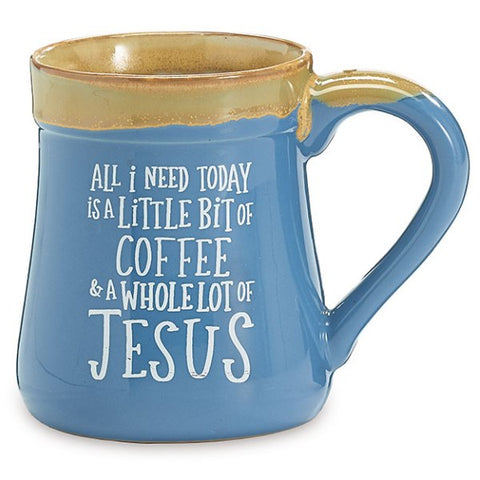 Picture of Whole Lot of Jesus 18 oz. Blue Coffee Mugs - 6 Pack