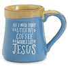 Whole Lot of Jesus 18 oz. Blue Coffee Mug
