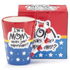 Wonder Woman Mom SuperPower 12 oz. Coffee Mugs - 4 Pack