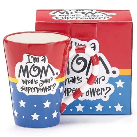 Picture of Wonder Woman Mom SuperPower 12 oz. Coffee Mug