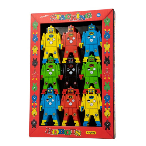 Picture of Wooden Stacking Robots - Pack of  6 Sets