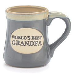 World's Best Grandpa Porcelain Mugs - 6 Pack