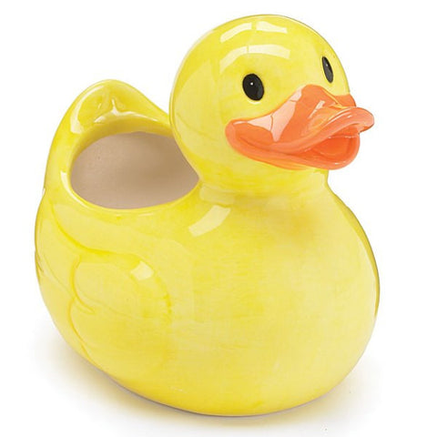 Picture of Yellow Duck Planter/Vase or Holder for Home and Nursery Decor - 4 Pack
