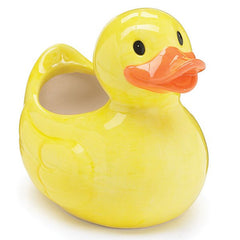 Yellow Duck Planter/Vase or Holder for Home and Nursery Decor - 4 Pack