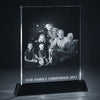 2D Photo Flat Crystal with LED Light Base