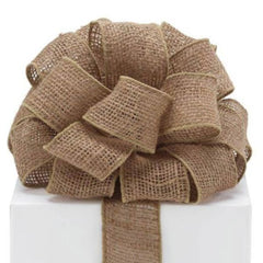 #16 Natural Burlap Wired Ribbon