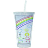 16 oz. Acrylic Tumbler with Straw