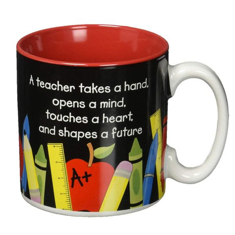 Picture of #1 Teacher 12 oz. Ceramic Mugs - 6 Pack