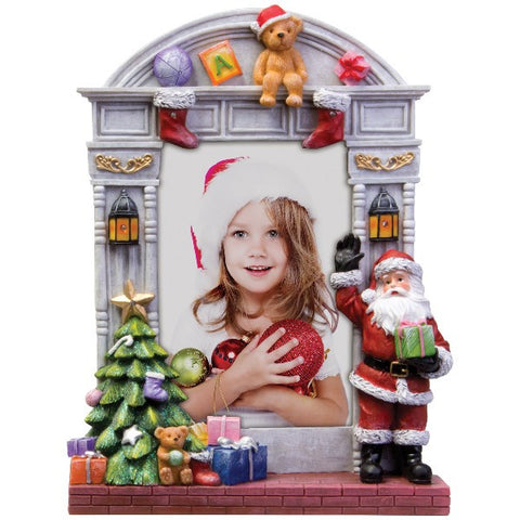 Picture of Light Up Christmas Resin Picture Frame