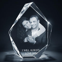 Obelisk Shaped 3D Photo Crystal