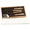 BBQ Set in Wooden Pine Box with Your Own Lid Design