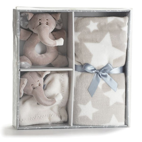 Picture of Baby Gift Set with Gray Elephants