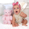 Baby's First Bear Plush Stuffed Animal 12" Pink Teddy