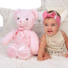 Baby's First Bear Plush Stuffed Animal 18" Pink Teddy