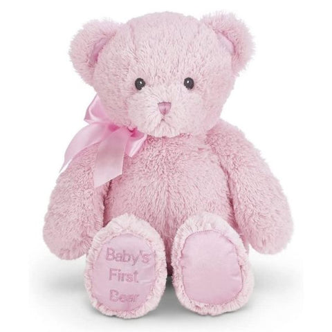 Picture of Baby's First Bear Plush Stuffed Animal 18" Pink Teddy
