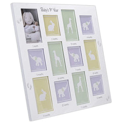 Baby's First Year Wall Collage Picture Frames - 4 Pack