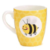 Bee Buzzed 14 oz. Ceramic Mugs/Cups - 4 Pack