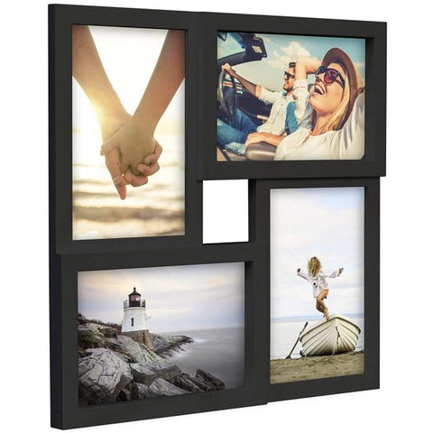 Picture of Black 4-Opening Junction Collage Picture Frames - 4 Pack