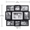 Black 9-Opening Array Collage Picture Frames - 6 Pack