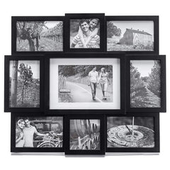 Black 9-Opening Array Collage Picture Frames - 6 Pack