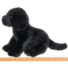 Black Labrador Plush Puppy Dog Chase