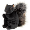 Black Plush Stuffed Squirrel Acorn