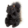 Black Plush Stuffed Squirrel Acorn