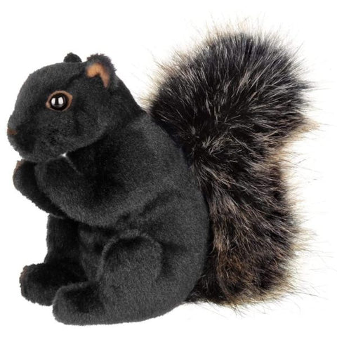 Picture of Black Plush Stuffed Squirrel Acorn