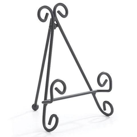 Picture of Black Metal Easel Tile/Slate/Plate Stand Holders - 8 Pack
