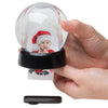 Mini Photo Snow Globe with Black Base - 12 Pack