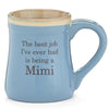 Mimi/Message 18 oz. Blue Porcelain Mug