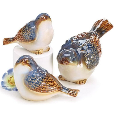Picture of Blue Bird Family Figurines - 3 pc Set