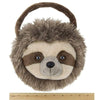 Brown Plush Sloth Purse Speedy Carrysome