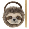 Brown Plush Sloth Purse Speedy Carrysome