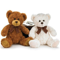 Brown & Cream Plush Teddy Bear Couple