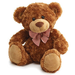 Brown Plush Steven Teddy Bears - 4 Pack