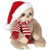 Christmas Plush Stuffed Animal Santa Sloth