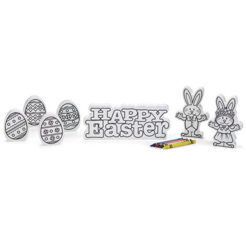 Picture of Color Your Own Happy Easter Wood Sets - Pack of 3 Sets