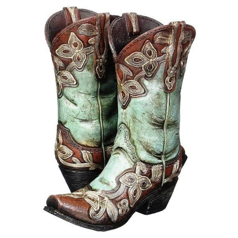 Picture of Cowgirl Boot Resin Vases - 2 Pack