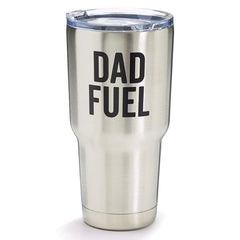 Dad Fuel Stainless Steel Travel Tumblers - Pack of 4