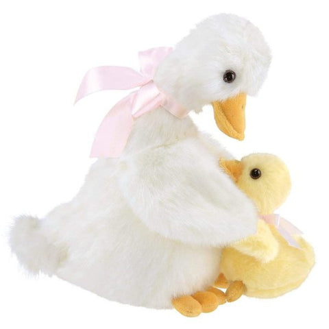 Picture of Downie & Duckie Plush Stuffed Duck with Baby