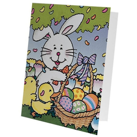 Picture of Easter Bunny Basket Photo Mount Folders - 12 Pack