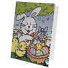 Easter Bunny Basket Photo Mount Folders - 12 Pack