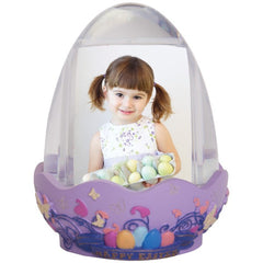 Easter Egg Photo Snow Globe with Resin Base