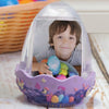 Easter Egg Photo Snow Globe with Resin Base