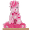 Enchanted Hearts Plush Stuffed Animal Pink Unicorn with Hearts