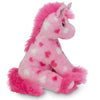 Enchanted Hearts Plush Stuffed Animal Pink Unicorn with Hearts