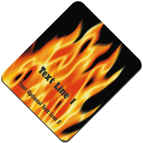 Picture of Custom Flames Fabric Mouse Pad